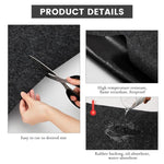 Tapis anti-huile pour entretien automobile, tapis de sol de garage en feutre antidérapant, 0,9 x 1 m, 1 x 1 m, 1 x 2 m