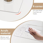 Étagère d'angle murale en acrylique pour salle de bain, cuisine et bureau, simple, double