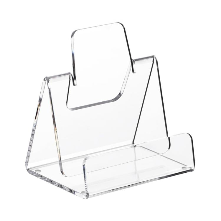Présentoir à livres et brochures en acrylique pour bureau, maison, restaurant, simple, double
