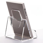 Présentoir à livres et brochures en acrylique pour bureau, maison, restaurant, simple, double