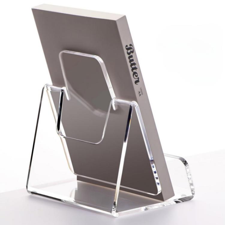 Présentoir à livres et brochures en acrylique pour bureau, maison, restaurant, simple, double