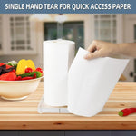 Support et organiseur de rouleaux de papier toilette en acrylique pour cuisine, salle de bain et table basse, YX218