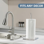 Support et organiseur de rouleaux de papier toilette en acrylique pour cuisine, salle de bain et table basse, YX218