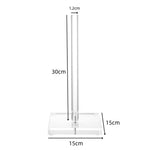 Support et organiseur de rouleaux de papier toilette en acrylique pour cuisine, salle de bain et table basse, YX218