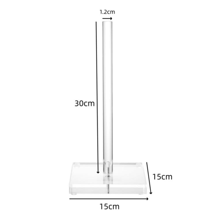 Support et organiseur de rouleaux de papier toilette en acrylique pour cuisine, salle de bain et table basse, YX218