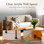 Bouclier mural en acrylique pour canapé et protection de meubles, simple, double
