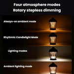 SB-6620 Lampe LED d'extérieur étanche IPX6 Lanterne de camping portable multifonctionnelle à intensité variable