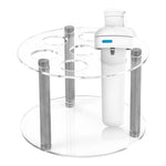 Support rond en acrylique à 7 trous pour pots à épices Cirkul, YX211