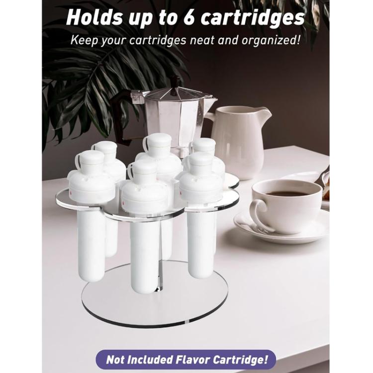 Organisateur de cartouches d'encre en acrylique à 6 fentes pour Cirkul, YX210
