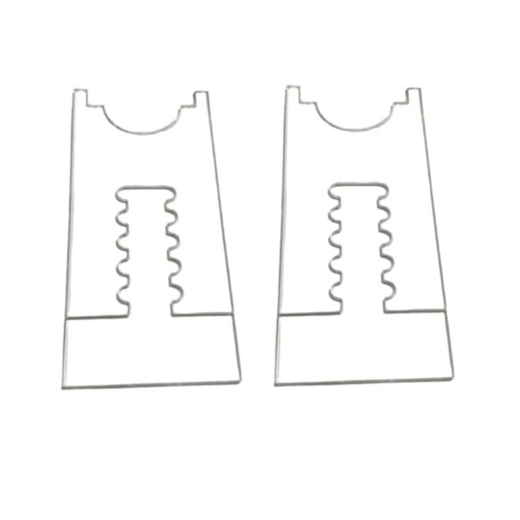 Lot de 2 entretoises réglables en acrylique, pour éviter d'endommager les murs, 5 fentes, 6 fentes