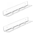Lot de 2 supports muraux de rangement en acrylique pour crosse de hockey, 1 pièce, lot de 2