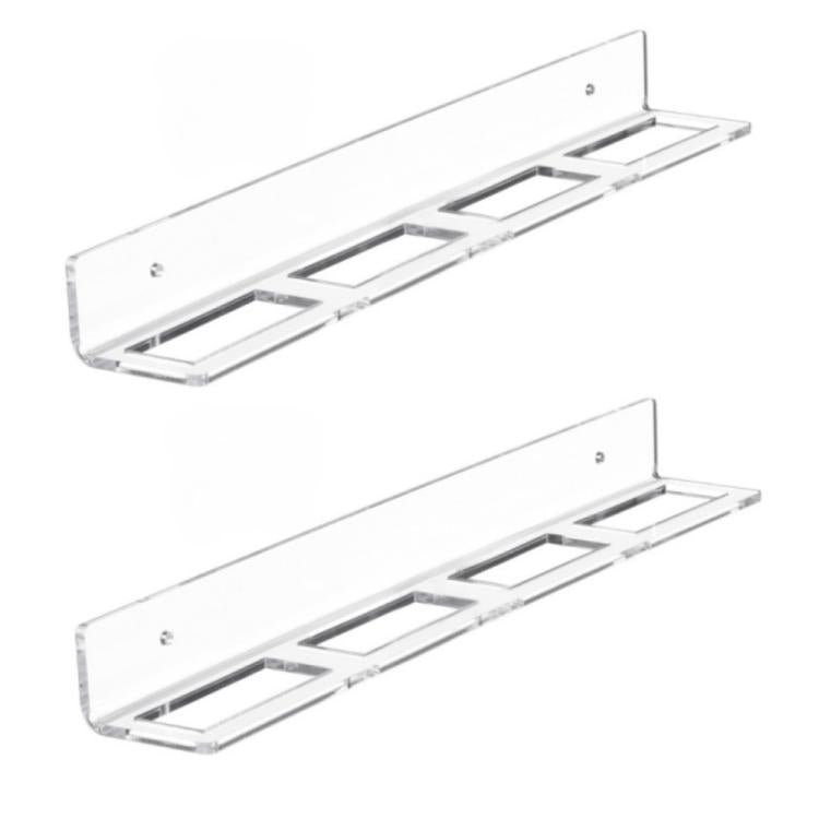 Lot de 2 supports muraux de rangement en acrylique pour crosse de hockey, 1 pièce, lot de 2