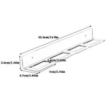 Lot de 2 supports muraux de rangement en acrylique pour crosse de hockey, 1 pièce, lot de 2