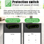 Dispositif d'arrosage automatique WiFi intelligent à double pompe WD-01BDE, contrôle à distance via application, système d'irrigation, WD-01BDE