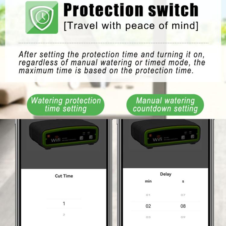Dispositif d'arrosage automatique WiFi intelligent à double pompe WD-01BDE, contrôle à distance via application, système d'irrigation, WD-01BDE