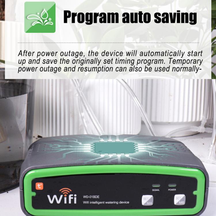 Dispositif d'arrosage automatique WiFi intelligent à double pompe WD-01BDE, contrôle à distance via application, système d'irrigation, WD-01BDE