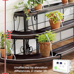Dispositif d'arrosage à goutte réglable WD-01CS contrôlé par application, outil d'irrigation automatique temporisé, USB, prise US, prise UK