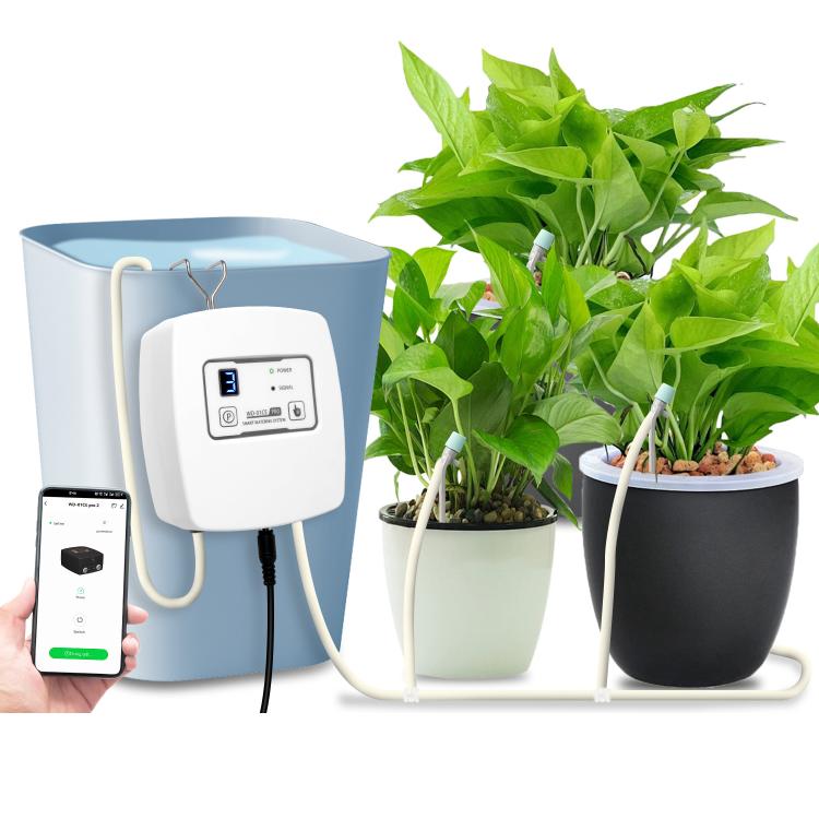 Système d'arrosage automatique temporisé à goutte contrôlé par WiFi, prise EU, prise US, prise UK