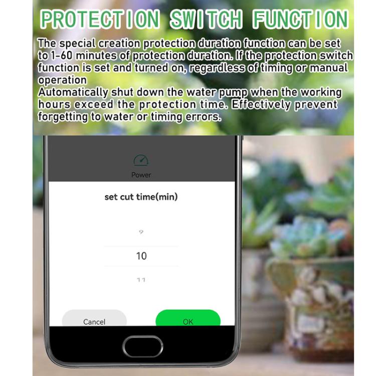 Système d'arrosage automatique temporisé à goutte contrôlé par WiFi, prise EU, prise US, prise UK