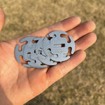COOL CAMP Lot de 4 attaches de corde sans nœud en acier inoxydable pour cordes de camping de 2 à 4 mm