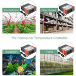 Régulateur de Température Numérique STC-8080A+ pour Réfrigération avec Fonction Dégivrage et Alarme, pour Chambre Froide, Congélateur Commercial, STC-8080A+ 220V
