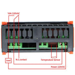 STC-200 Régulateur de température pour chambres froides et groupes frigorifiques (refroidissement/chauffage) avec fonction d'alarme, STC-200 220V