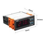Contrôleur de Température Numérique ETC-200+ avec Réfrigération, Chauffage, Dégivrage Différé & Alarme, Version Anglaise 220V, Version Anglaise 110V