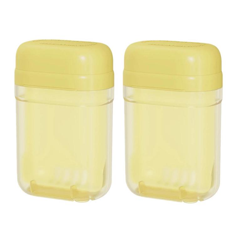 2 boîtes à savon scellées avec couvercle, drainage, boîte de rangement portable