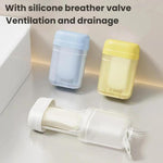 2 boîtes à savon scellées avec couvercle, drainage, boîte de rangement portable