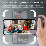 Desiontal GP-06 Poignée de prise de vue magnétique rétractable Stabilisateur de téléphone pour diffusion en direct et selfie en extérieur, GP-06