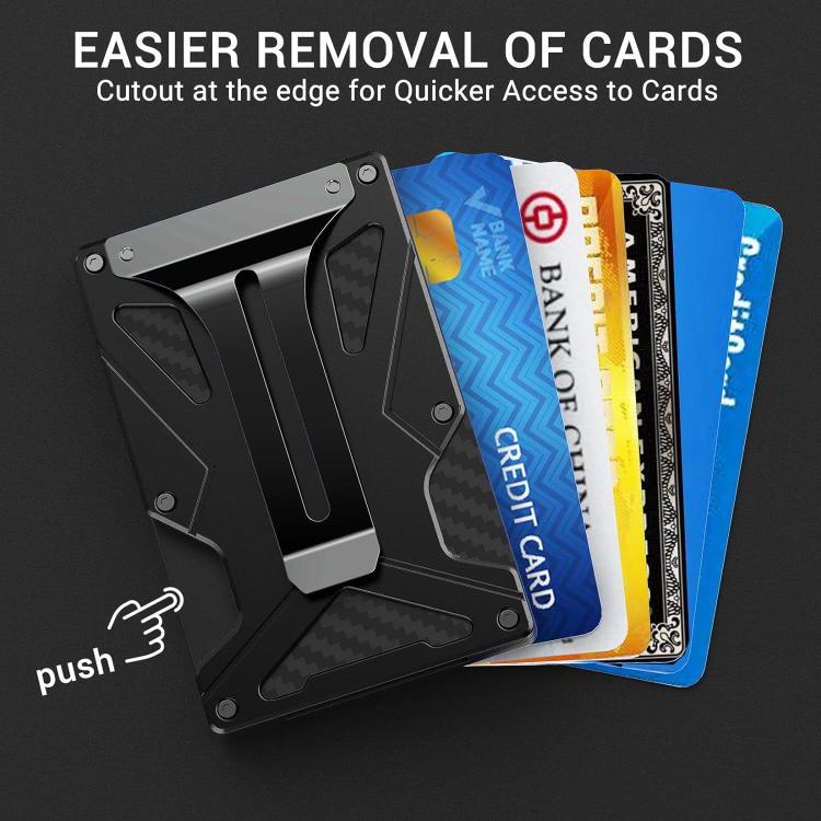 Pour AirTag 2e génération / AirTag 1re génération Porte-cartes magnétique Portefeuille anti-RFID