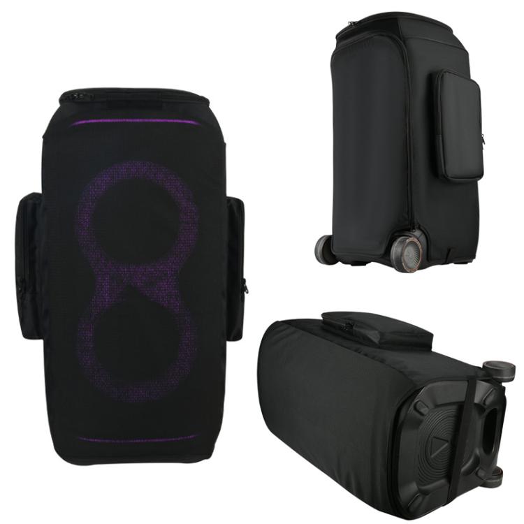 Pour haut-parleur JBL Partybox Stage 320, housse améliorée avec deux poches latérales en maille de nylon, housse améliorée