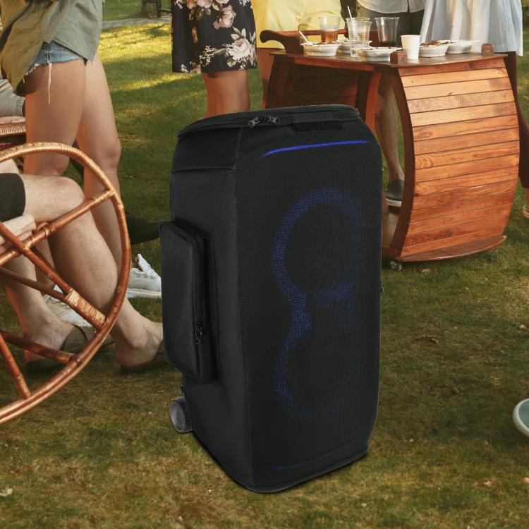 Pour haut-parleur JBL Partybox Stage 320, housse améliorée avec deux poches latérales en maille de nylon, housse améliorée
