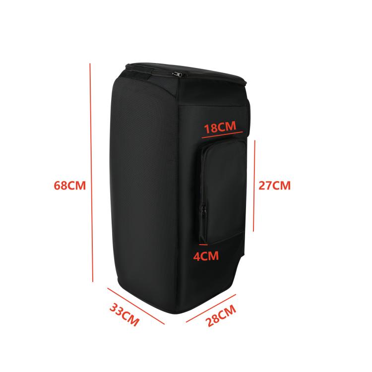 Pour haut-parleur JBL Partybox Stage 320, housse améliorée avec deux poches latérales en maille de nylon, housse améliorée