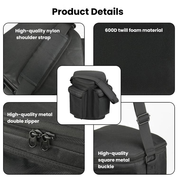 Sac à bandoulière pour enceinte Bose S1 Pro et S1 Pro+ avec deux poches, Sac à bandoulière