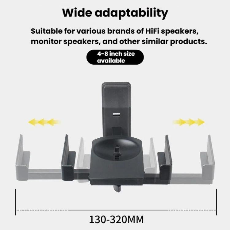 Support mural réglable pour enceintes, support d'enceinte de sonorisation Surround, LKT-383, LKT-383S