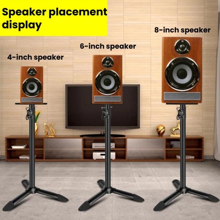 Support d'enceinte de sol en métal, trépied de moniteur pour studio et bureau, LKT-610, LKT-640