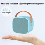Enceinte Bluetooth portable avec microphone détachable, ensemble karaoké pour enfants et famille, deux micros bleu ciel, deux micros rose, deux micros blanc, un micro bleu ciel, un micro rose, un micro blanc