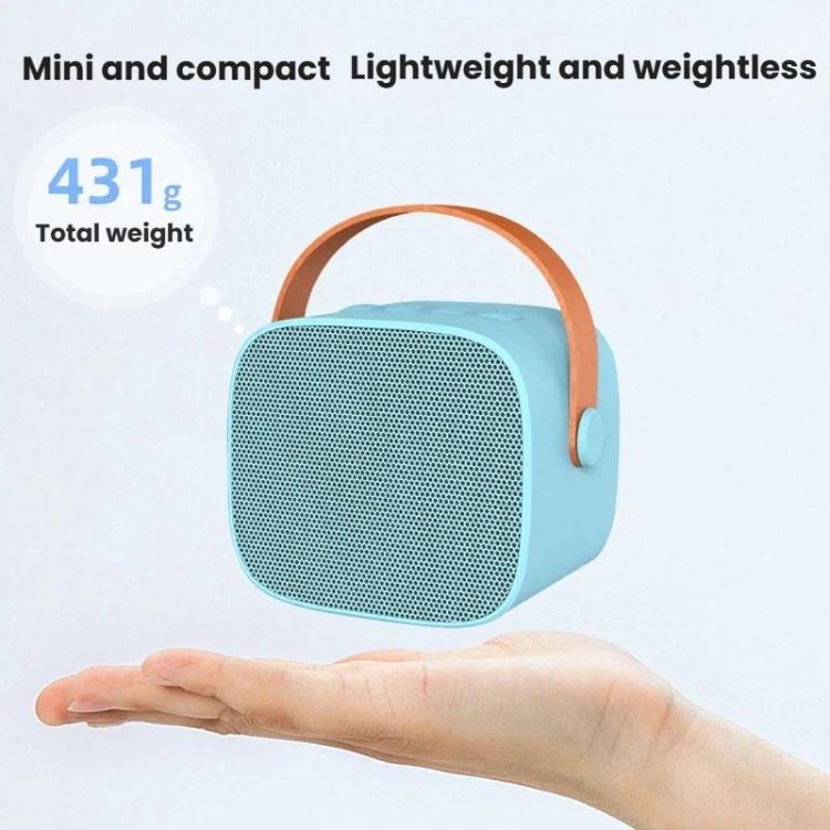 Enceinte Bluetooth portable avec microphone détachable, ensemble karaoké pour enfants et famille, deux micros bleu ciel, deux micros rose, deux micros blanc, un micro bleu ciel, un micro rose, un micro blanc