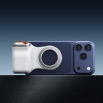 Support de caméra magnétique, Assistant sans fil Bluetooth, Télécommande zoom, Stabilisateur photo portable, Blanc sans lumière