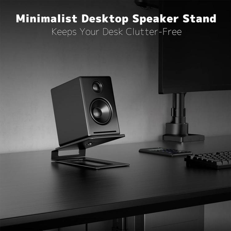 Support d'enceinte de bureau incliné KXD251022 pour enceintes de 3 à 6 pouces, KXD251022