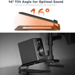 Support d'enceinte de bureau incliné KXD251022 pour enceintes de 3 à 6 pouces, KXD251022