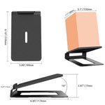Support d'enceinte de bureau incliné KXD251022 pour enceintes de 3 à 6 pouces, KXD251022
