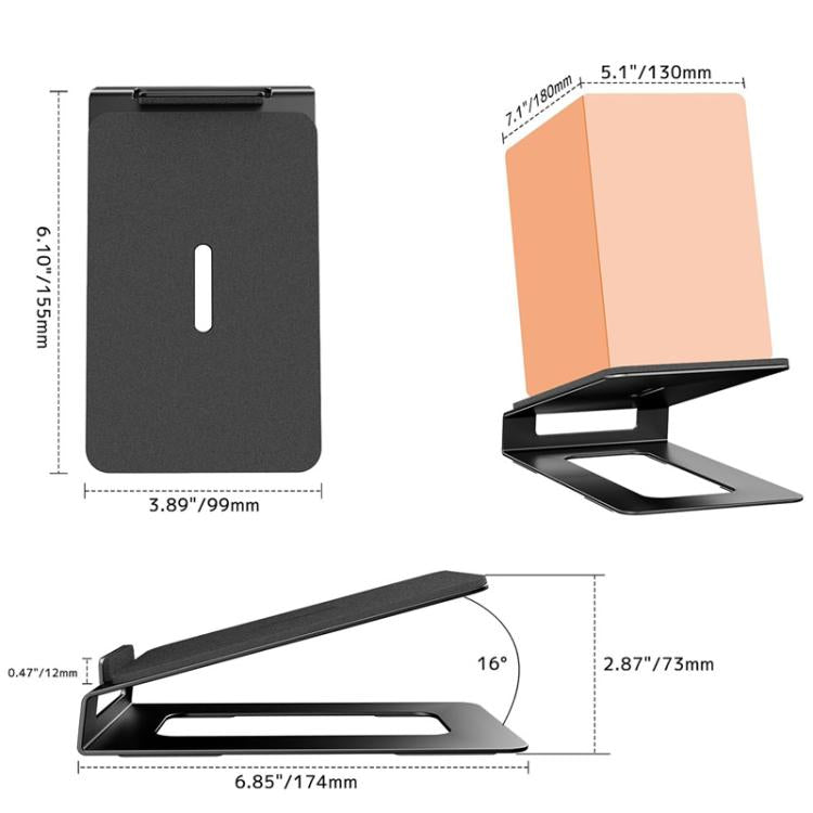 Support d'enceinte de bureau incliné KXD251022 pour enceintes de 3 à 6 pouces, KXD251022