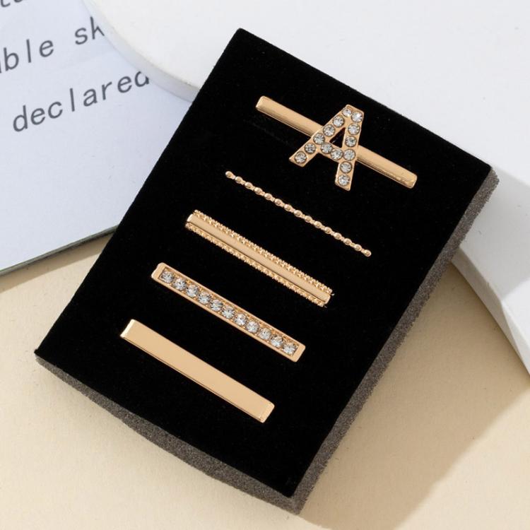 Lot de 5 anneaux décoratifs pour bracelet, breloques lettres pour bracelet, A, B, C, D, E, F, G, J, K, L, M, R, S