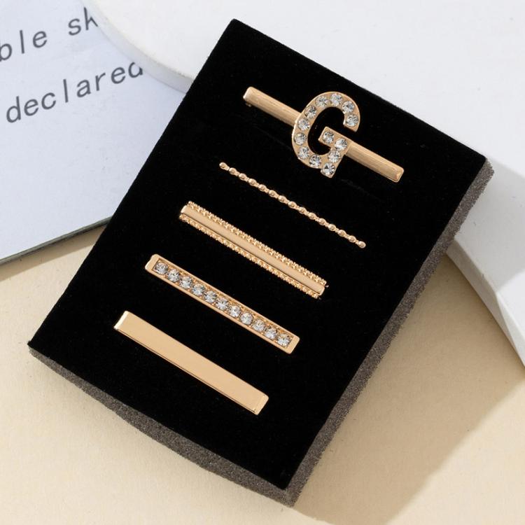 Lot de 5 anneaux décoratifs pour bracelet, breloques lettres pour bracelet, A, B, C, D, E, F, G, J, K, L, M, R, S