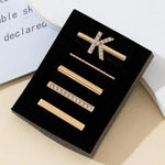Lot de 5 anneaux décoratifs pour bracelet, breloques lettres pour bracelet, A, B, C, D, E, F, G, J, K, L, M, R, S