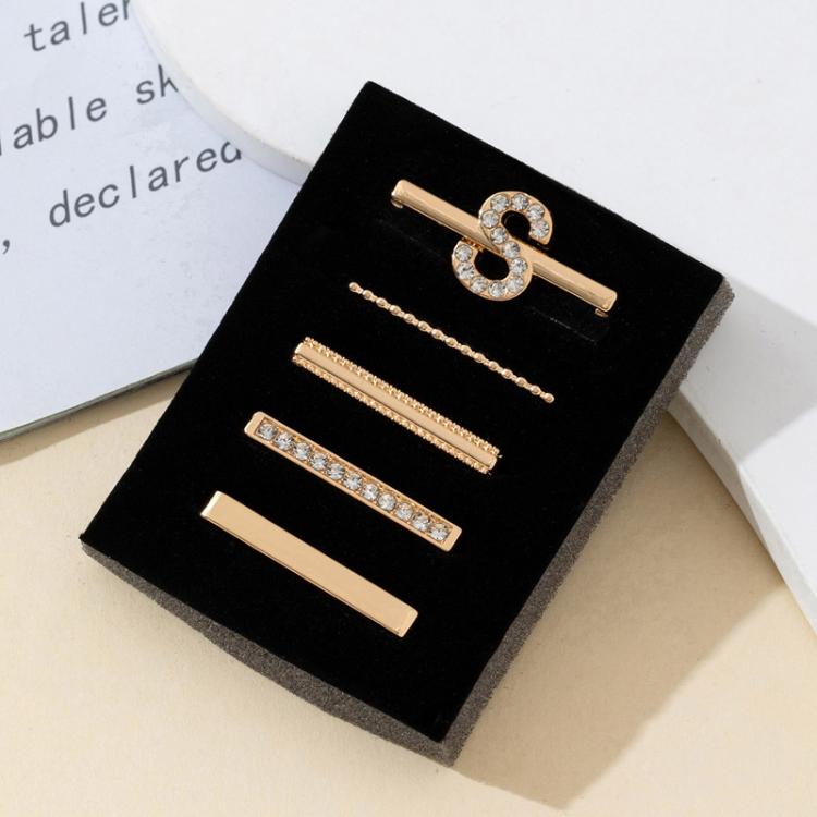 Lot de 5 anneaux décoratifs pour bracelet, breloques lettres pour bracelet, A, B, C, D, E, F, G, J, K, L, M, R, S