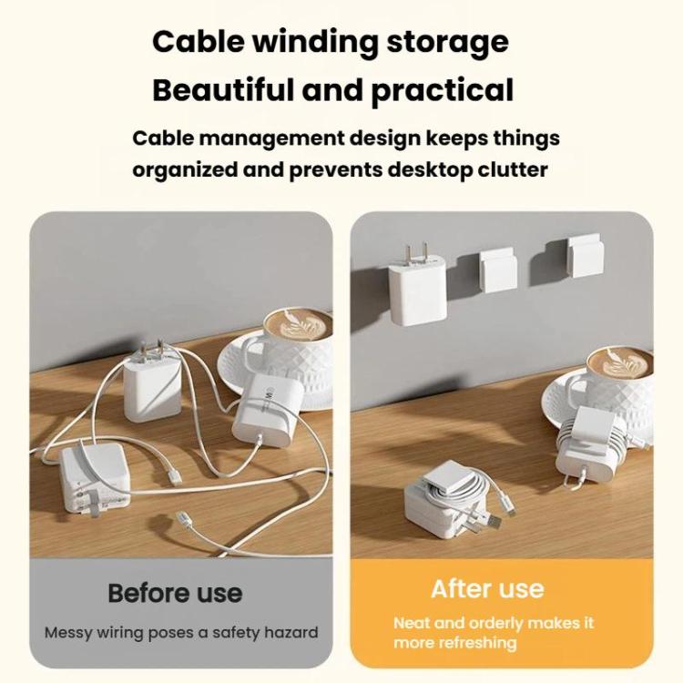 2 pièces support de chargeur de téléphone, serre-câble de charge, crochet de prise, organisateur