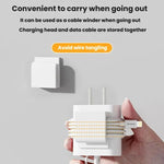 2 pièces support de chargeur de téléphone, serre-câble de charge, crochet de prise, organisateur